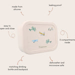 Kidzroom Lunchbox Small Talk Vliegtuigen - Beige