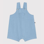 Petit Bateau | Korte babysalopette van effen, luchtige katoen