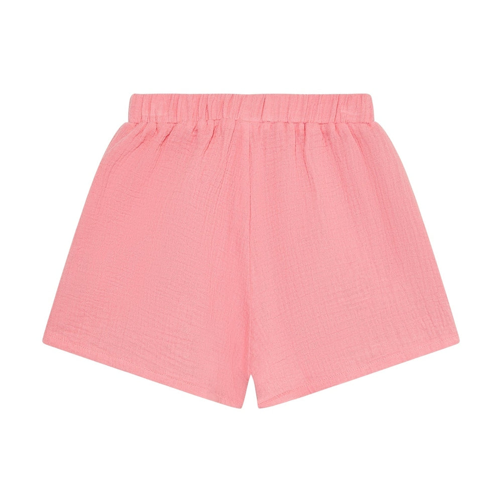 Huttelihut Muslin Shorts – Luchtige Zomerse Katoenen Short – Pink
