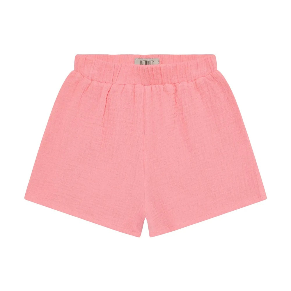 Huttelihut Muslin Shorts – Luchtige Zomerse Katoenen Short – Pink
