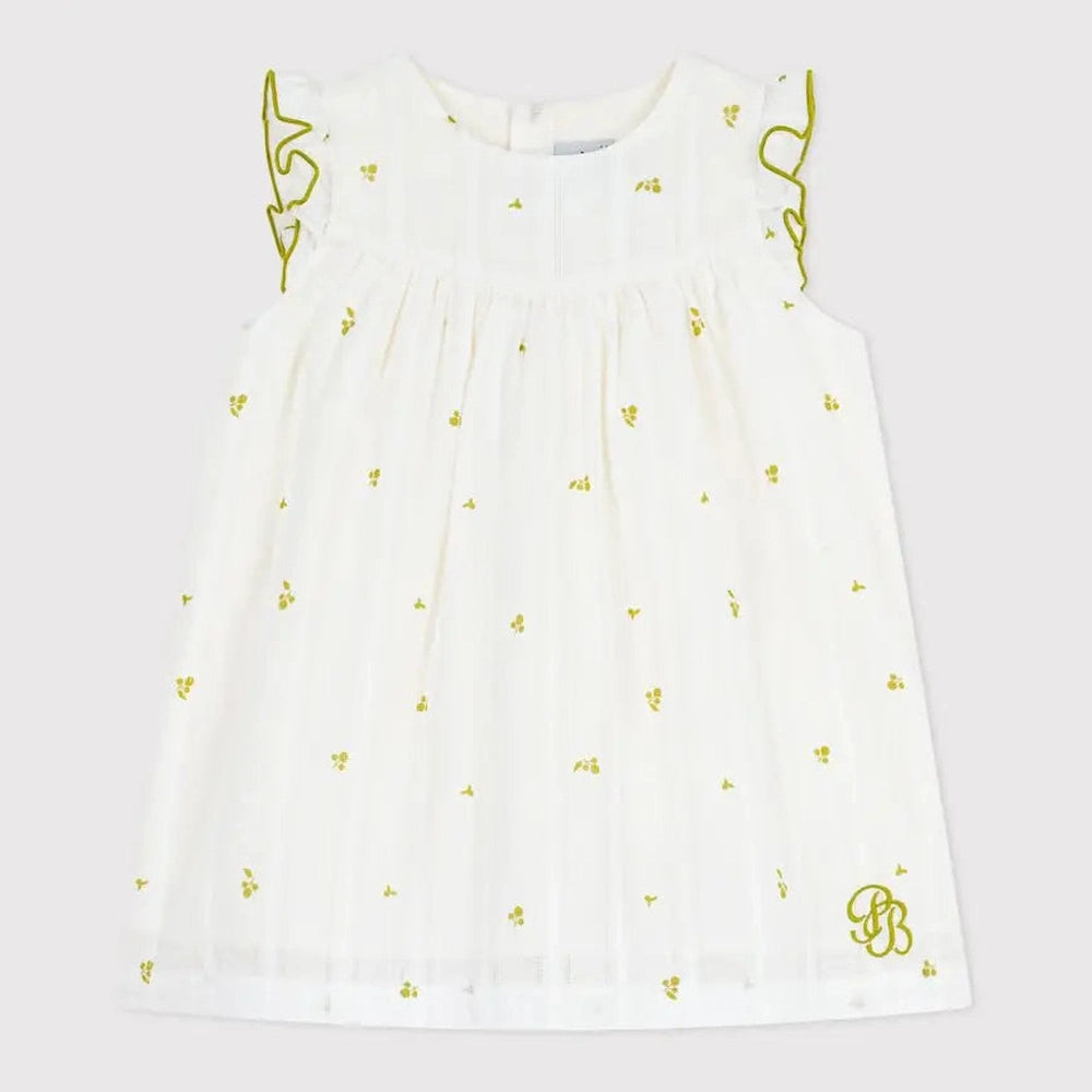 Petit Bateau | Katoenen jurkje zonder mouwen met bloemenprint voor baby's