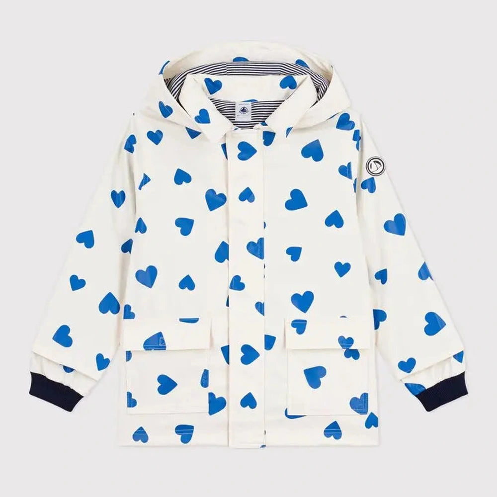 Petit Bateau | Regenjas met hartjes