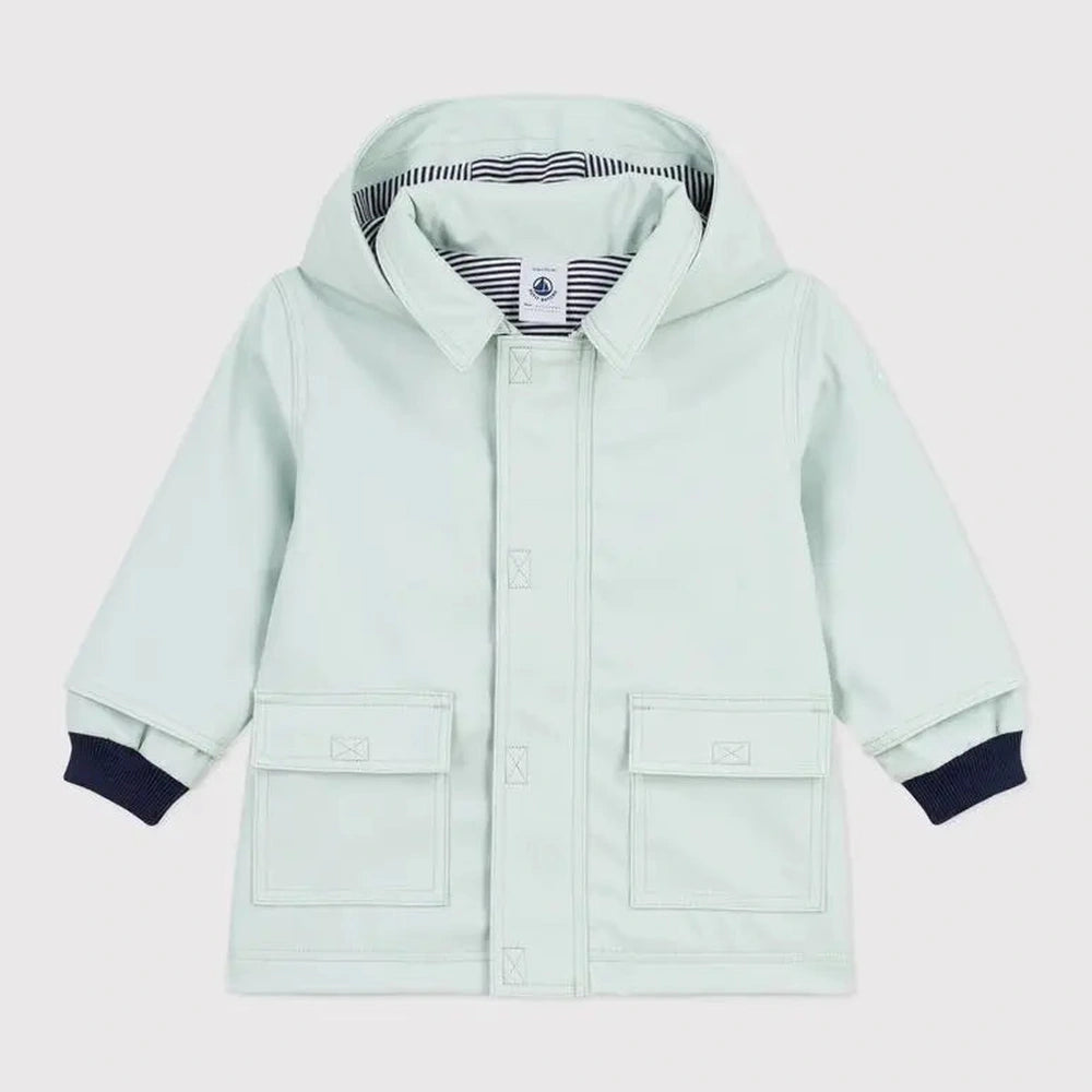Petit Bateau | Blauwe regenjas