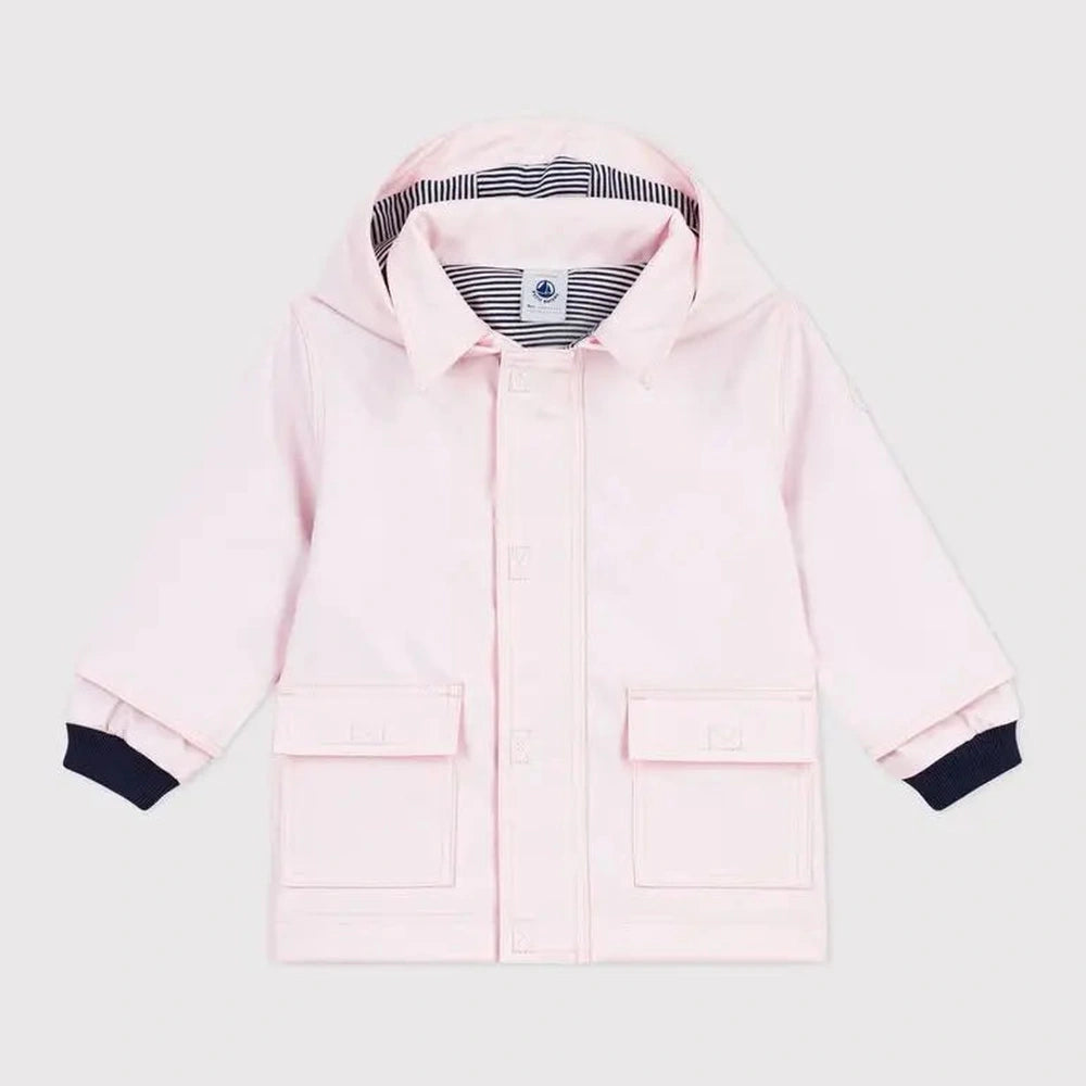 Petit Bateau | Roze regenjas baby