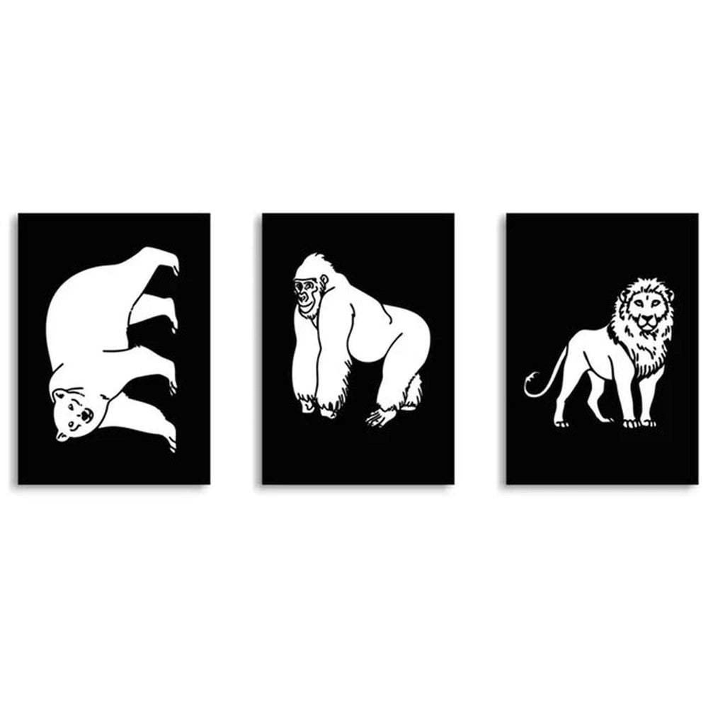 Kidywolf Kidyneon Knutselpakket Wanddecoratie - Dieren