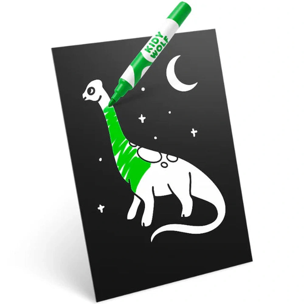 Kidywolf Kidyneon Knutselpakket Wanddecoratie - Dino's