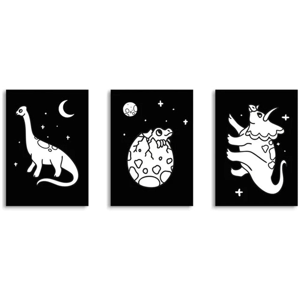 Kidywolf Kidyneon Knutselpakket Wanddecoratie - Dino's