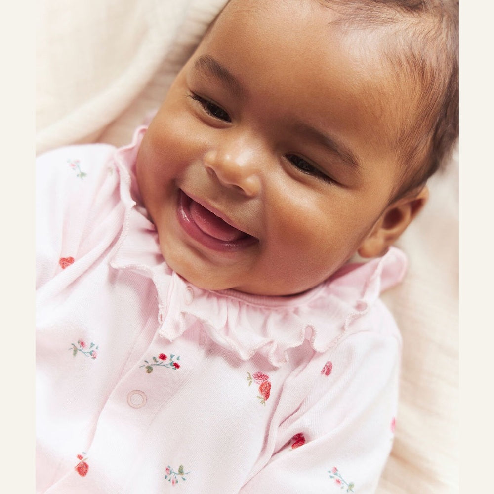 Petit Bateau | Pyjama bébé en coton à imprimé fleuri