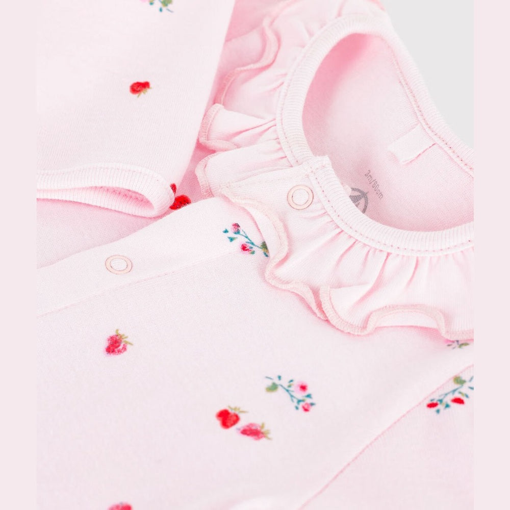 Petit Bateau | Pyjama bébé en coton à imprimé fleuri