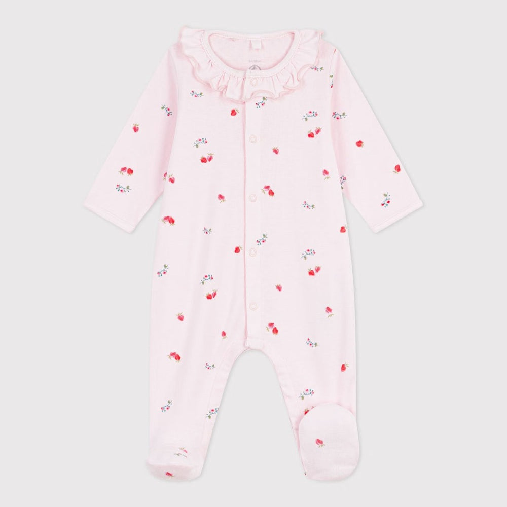 Petit Bateau | Pyjama bébé en coton à imprimé floral