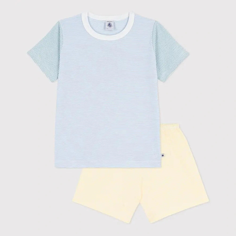 Petit Bateau | Korte katoenen kinderpyjama met streepjes