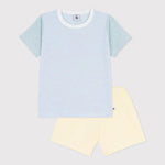 Petit Bateau | Korte katoenen kinderpyjama met streepjes