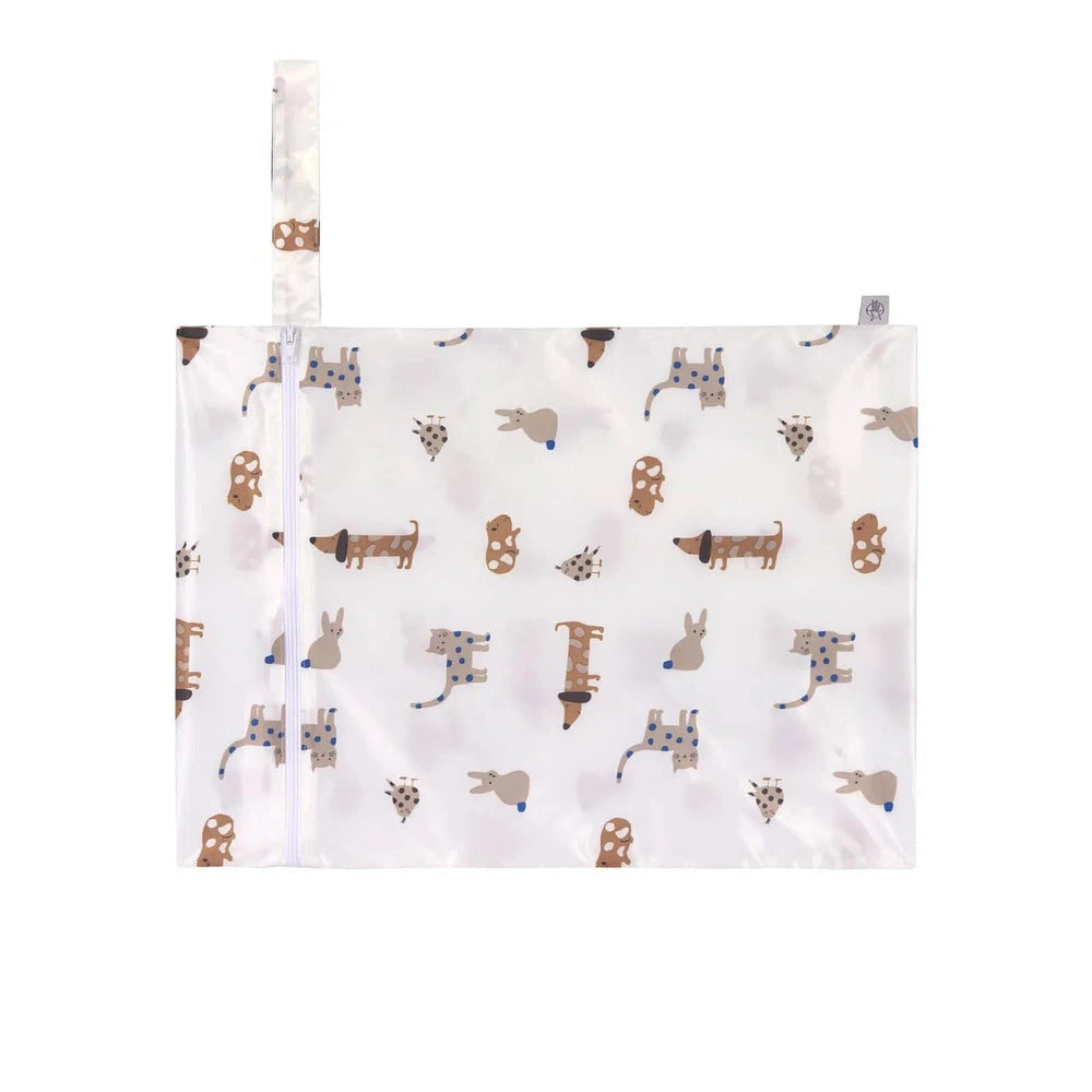 Lässig Wet Bag 2 pcs - Kleine figuurtjes royal blue
