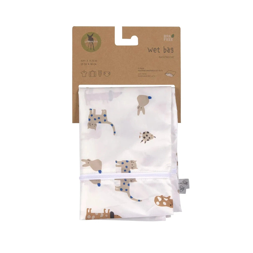 Lässig Wet Bag 2 pcs - Kleine figuurtjes royal blue
