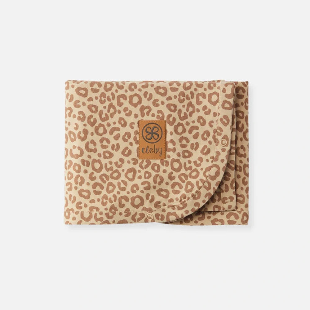 Toile anti-UV Cloby Leopard Brown – UPF 50+