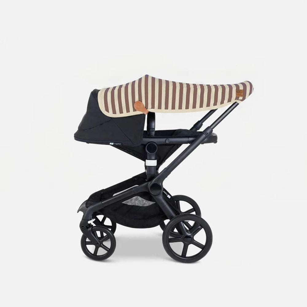 Cloby toile anti-UV en Peanut/Sandy Stripe – UPF 50+