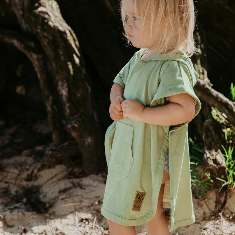 Cloby UV poncho in Olive Green – UPF 50+