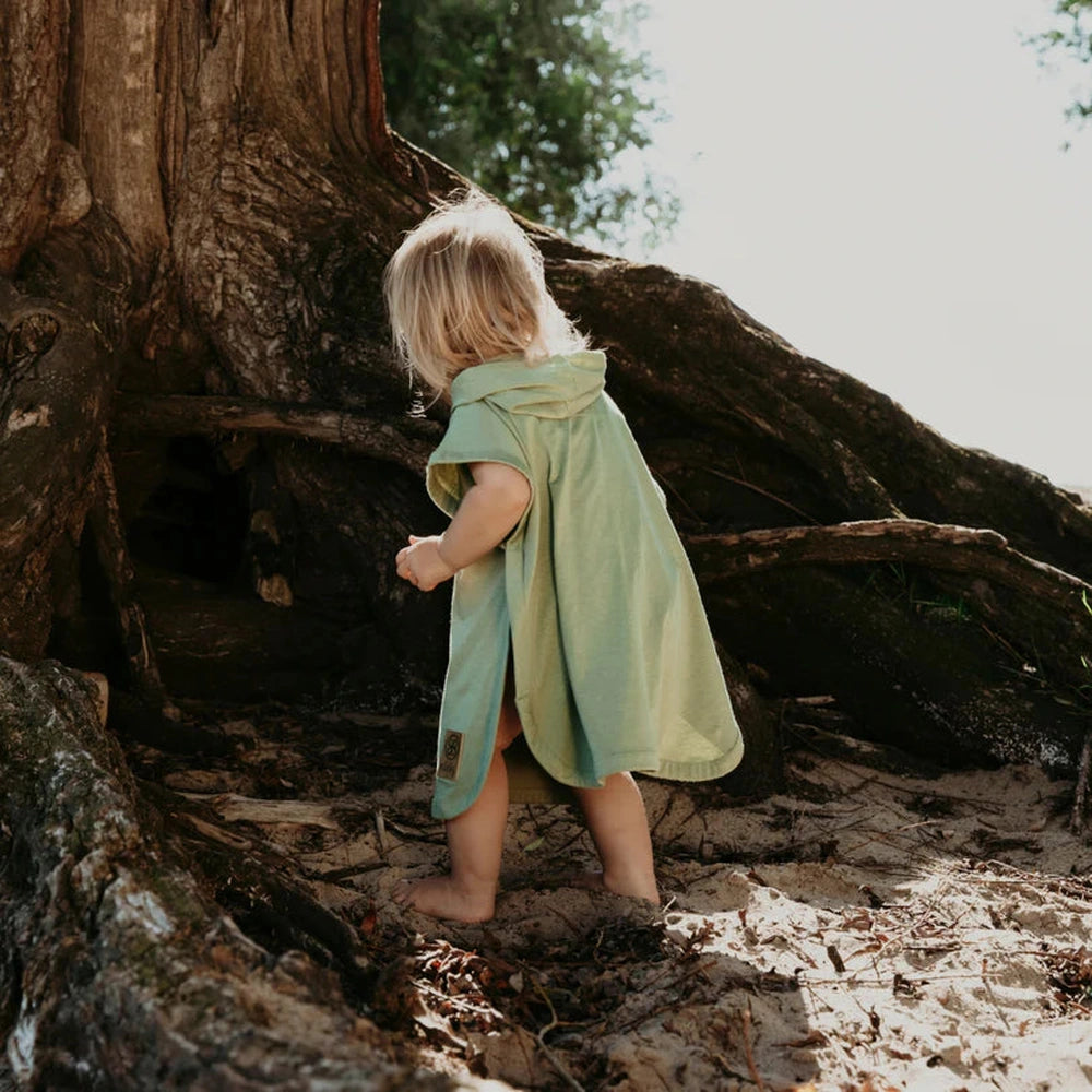 Cloby UV poncho in Olive Green – UPF 50+