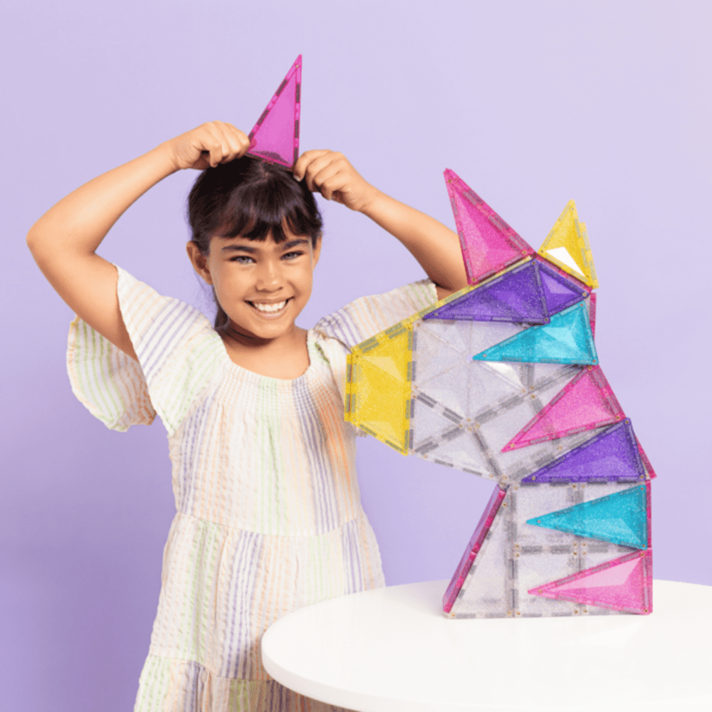 Connetix Glitter Unicorn Pack | 56 Onderdelen