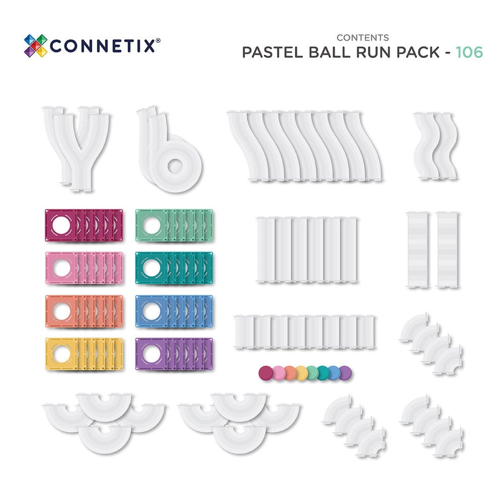 Connetix Ball Run Pack | 106 Onderdelen
