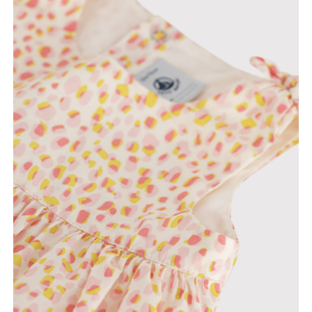 Petit Bateau Katoenen jurkje zonder mouwen met print voor baby's - Multicolor
