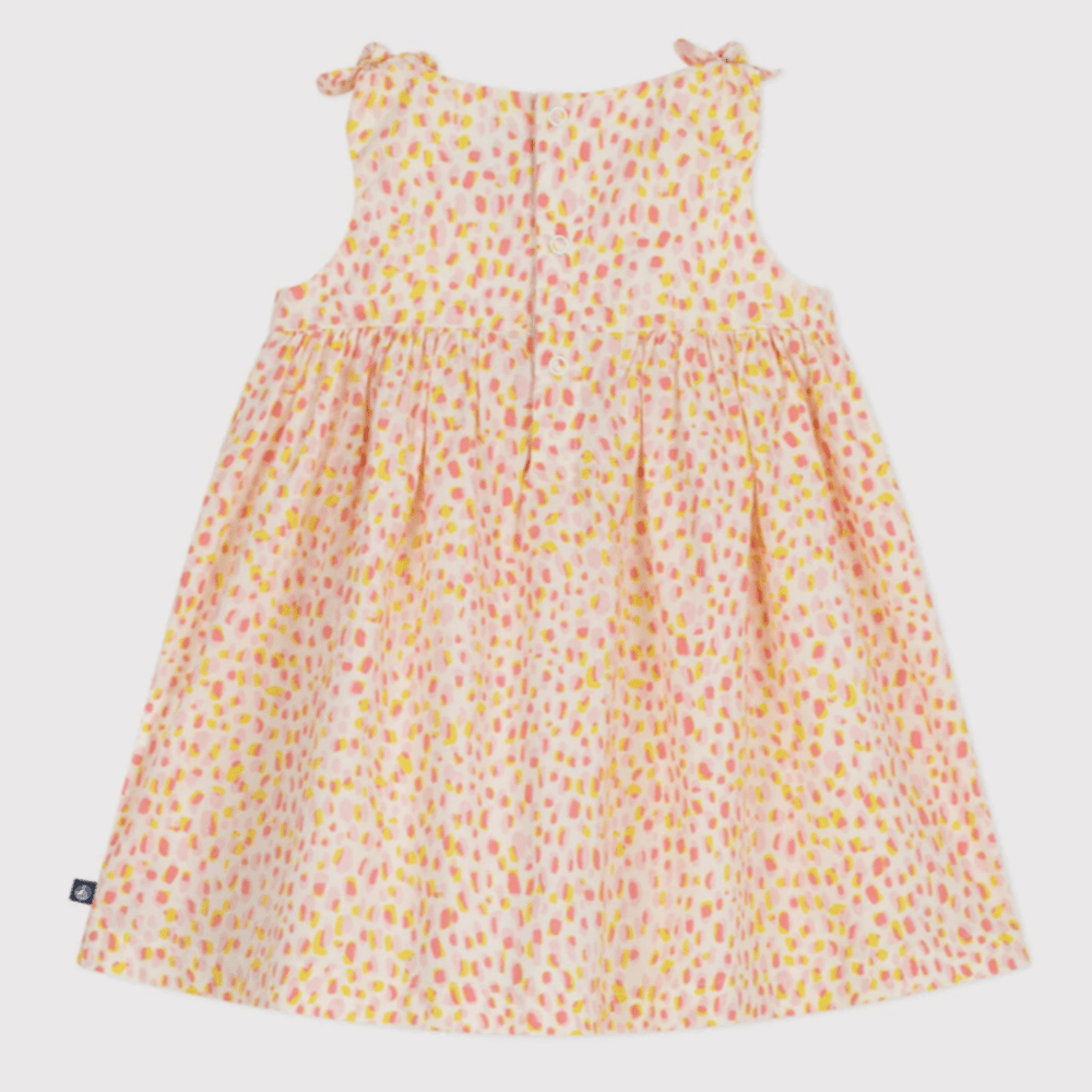 Petit Bateau Katoenen jurkje zonder mouwen met print voor baby's - Multicolor