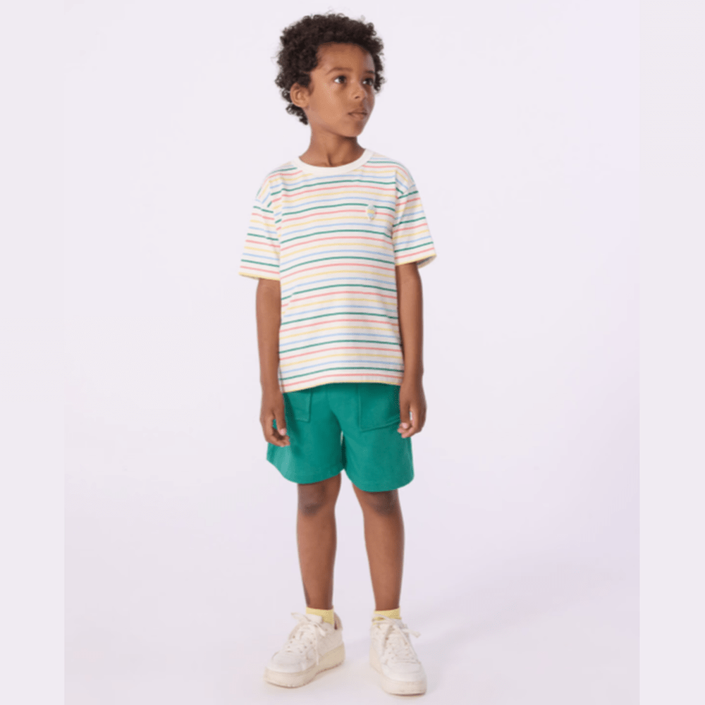 Petit Bateau Katoenen kinder T-shirt met korte mouw en streepjes