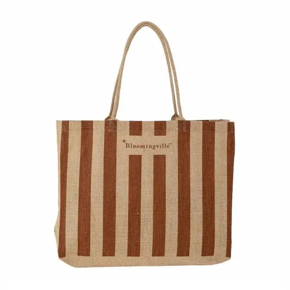 Bloomingville Bergamo Shopping Bag in Jute - Bruin