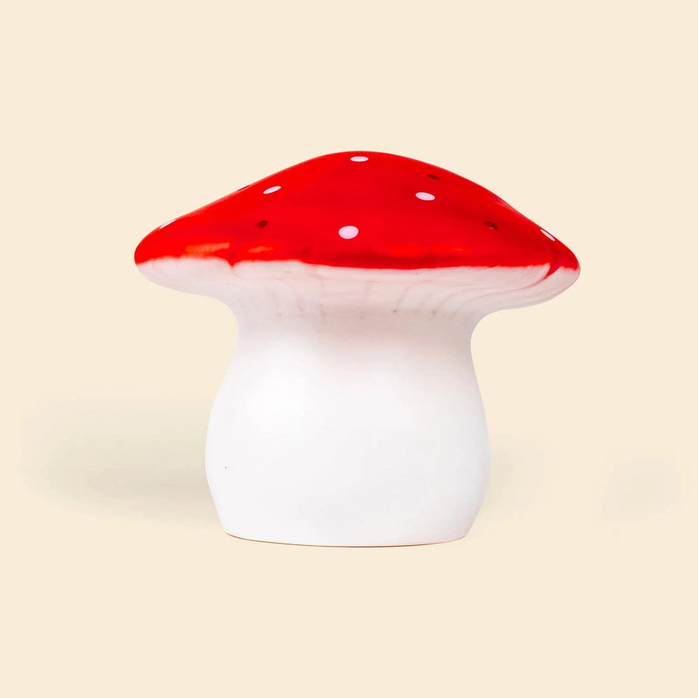 Grande lampe champignon rouge