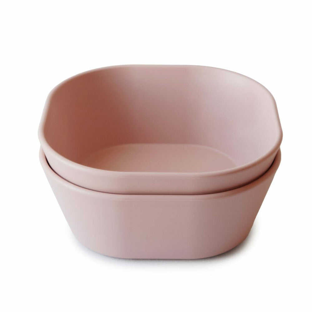 Mushie Kommen Set Vierkant Blush
