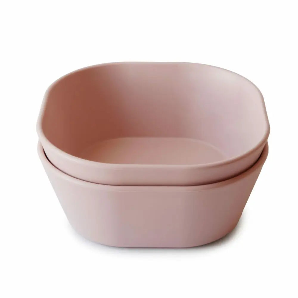 Mushie Kommen Set Vierkant Blush