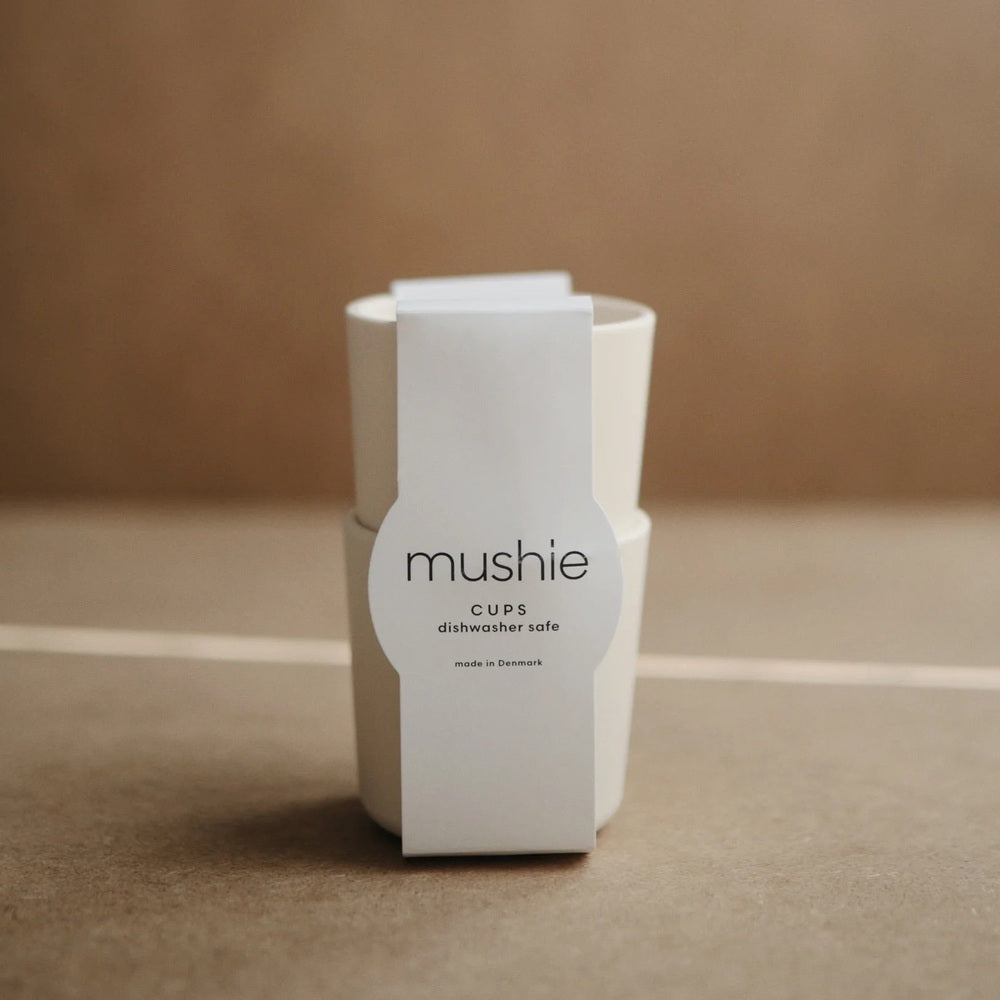 Mushie Beker - Set van 2 stuks Ivory
