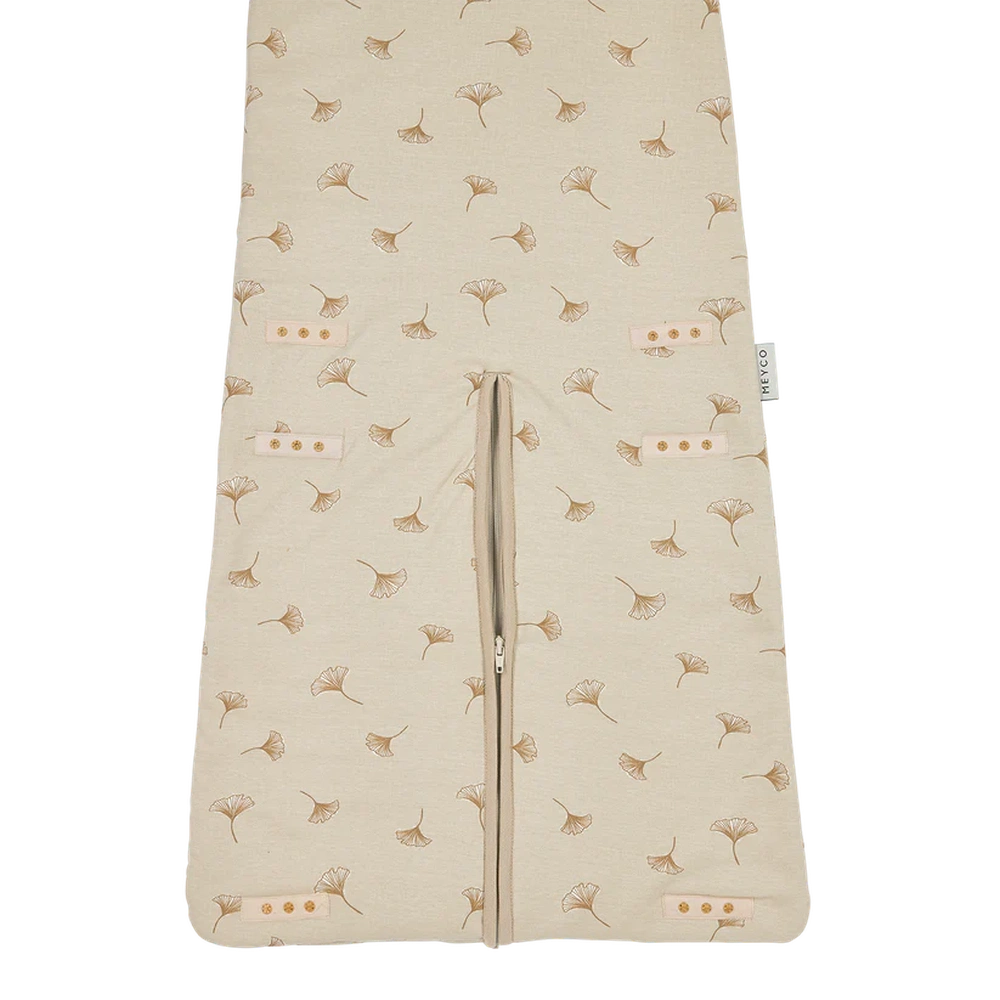 Meyco Studio gigoteuse 4 saisons Deluxe Interlock Jersey 6-36m - Ginkgo Soft Sand