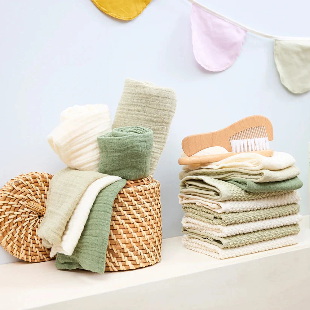 Meyco Hydrofiele Doeken Pre-washed 70x70cm - 3-pack - Groen