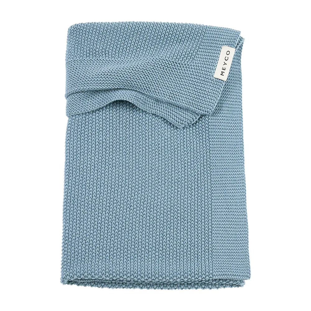 Meyco Deken Mini Relief 75x100cm - Jeans Blue