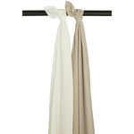 Meyco Hydrofiele Doeken Pre-washed 120x120cm - 2-pack - Offwhite/Sand