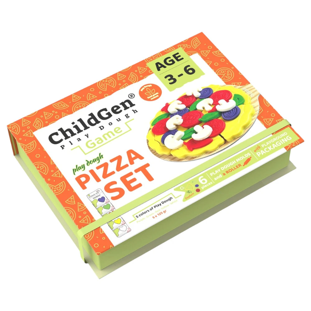 Childgen Speelklei Pizza Set
