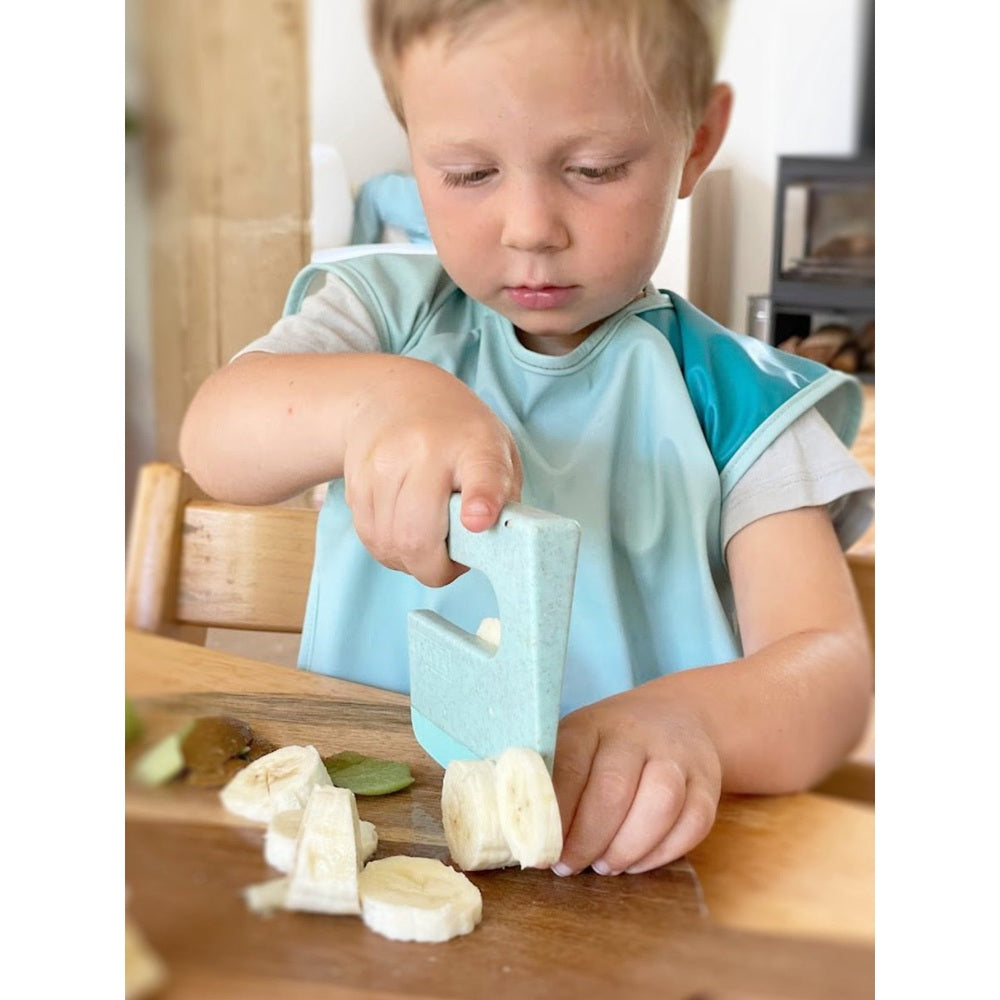 SKÅGFÄ Klyv Lime Montessori Kindermes Aqua
