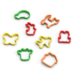 ChildGen Speeldeeg vormpjes - set van 8 stuks - klei vormen - duurzaam plastic