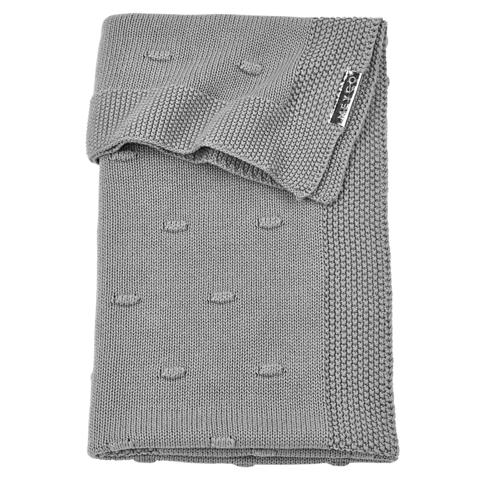 Meyco Deken Knots 75x100cm - Grey