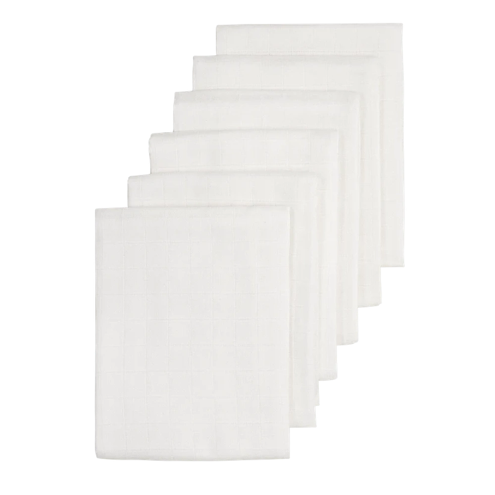 Meyco Hydrofiele doeken 60x60cm 6-Pack - White