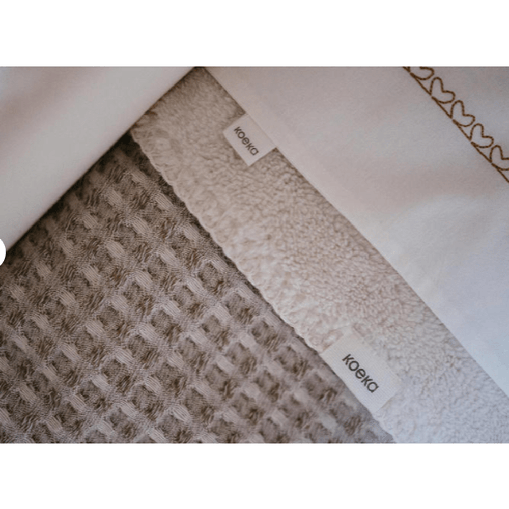 Koeka Oslo Baby Ledikantdeken 100x100cm - Teddy Crumble