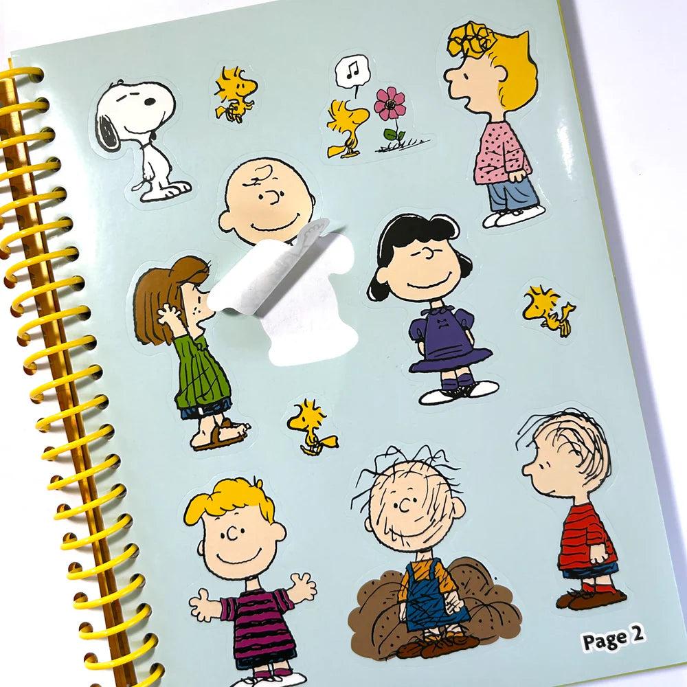 Ooly x Peanuts Kleur- en Stickerboek