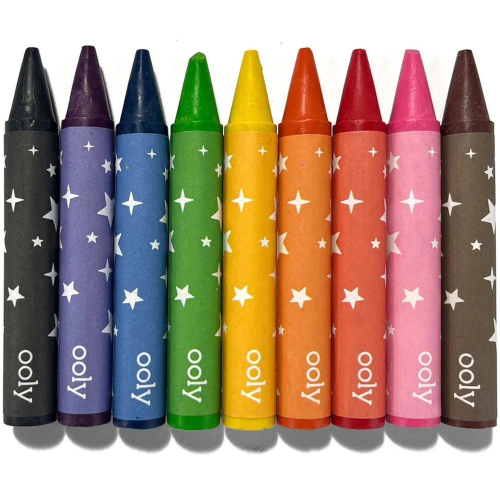 Ooly - Carry Along Crayons & Coloring Book Kit - Unicorn Pals - Kleurboek Voor Kinderen - 48 Pagina's Met Illustraties En 9 Jumbo Kleurpotloden - Ontworpen Met Een Handvat Om Gemakkelijk Mee Te Nemen - Geschikt Voor Kinderen Vanaf 3 Jaar