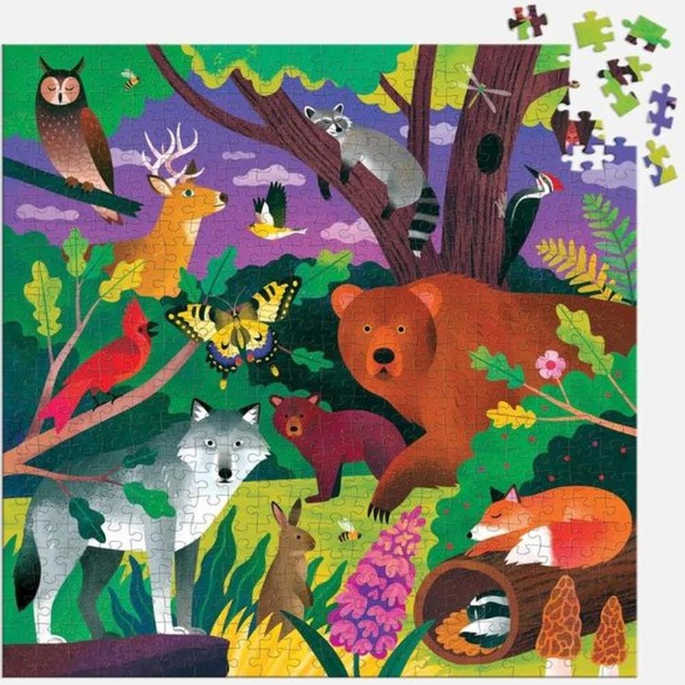 Puzzle Mudpuppy - Forêt phosphorescente dans le noir
