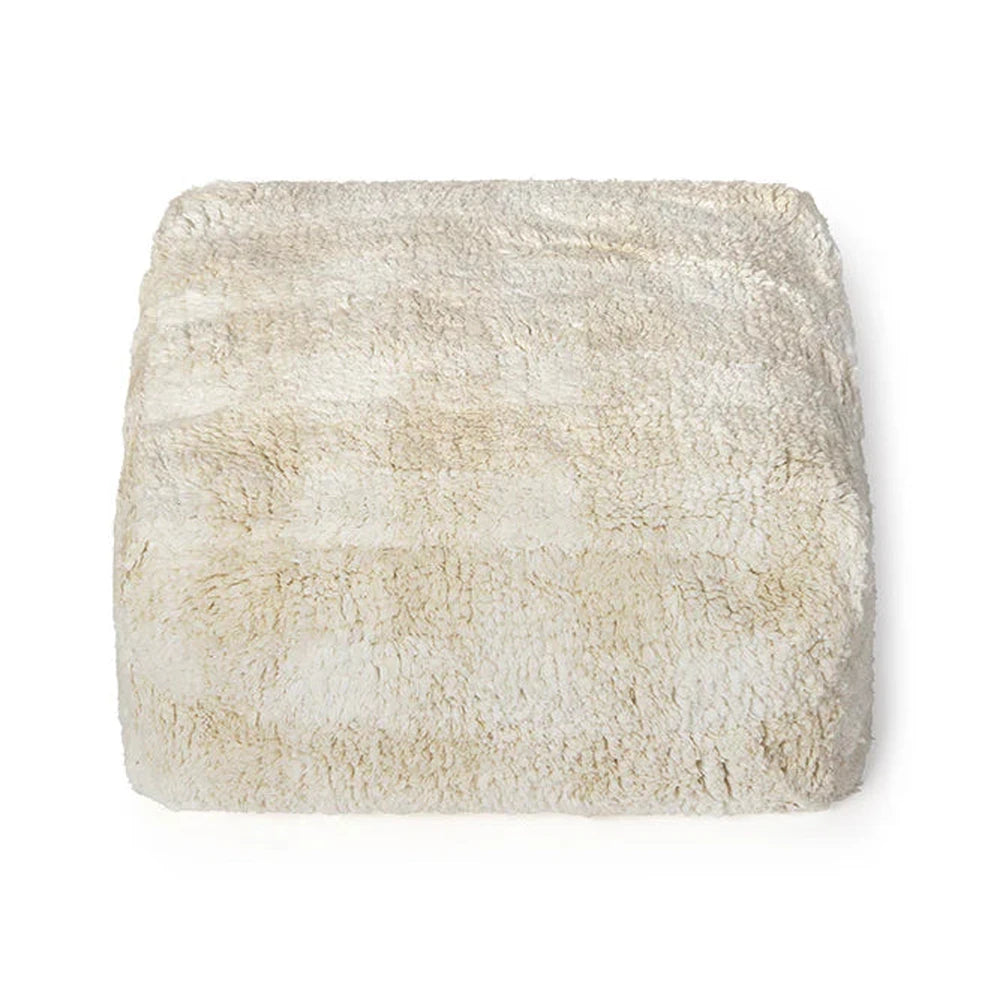 Lorena Canals Poef Vichy Ivory