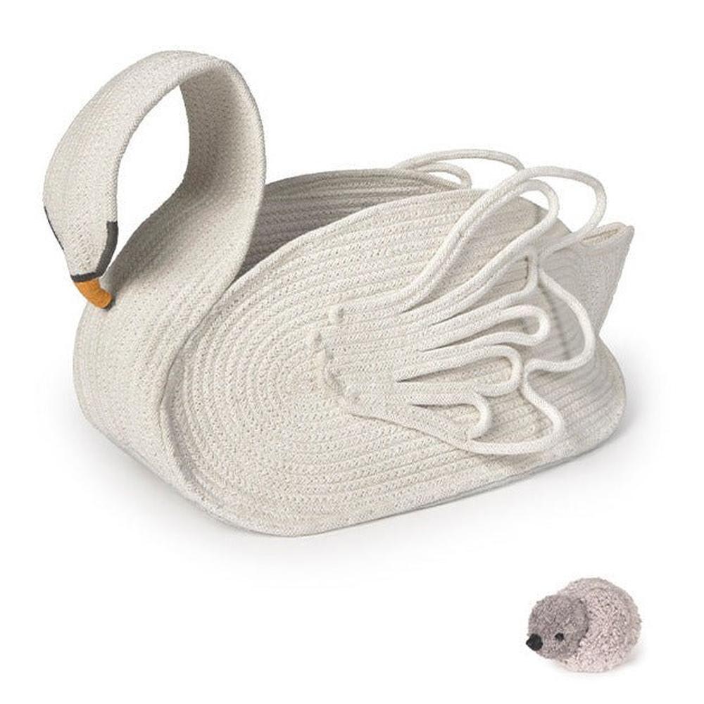 Lorena Canals Basket Swan 55x25x29cm