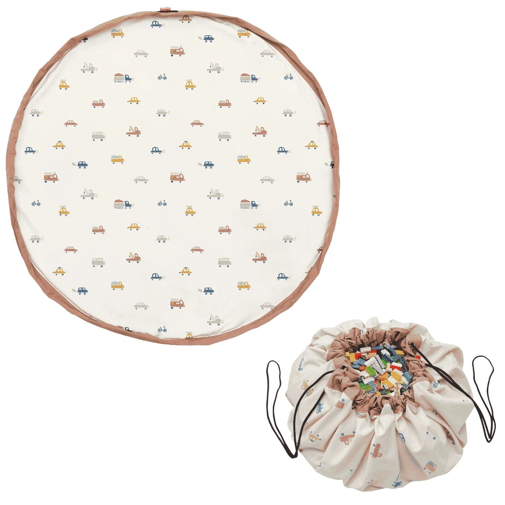 Play&Go Playmat & Toy Bag-Big Cars