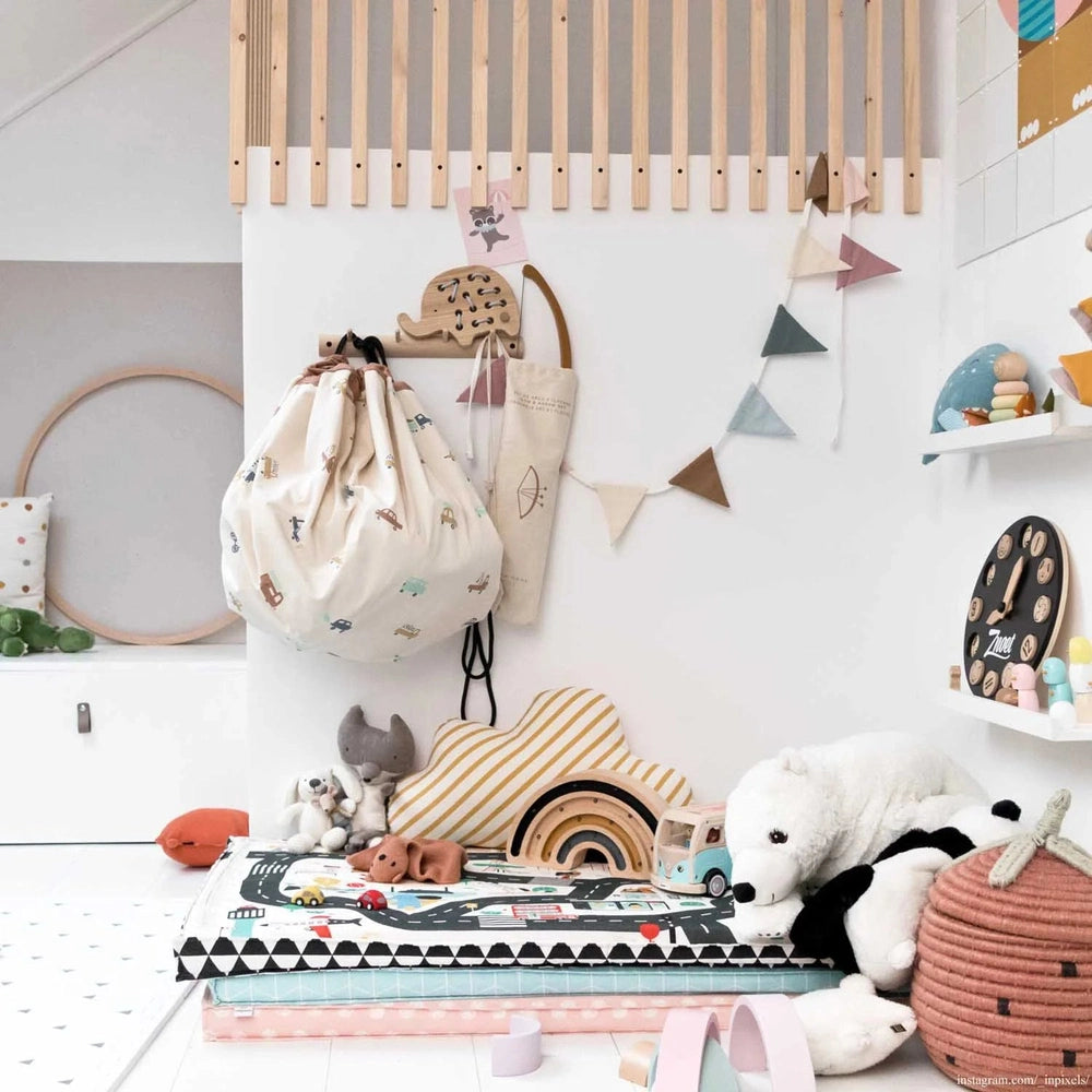 Play&Go Playmat & Toy Bag-Big Cars
