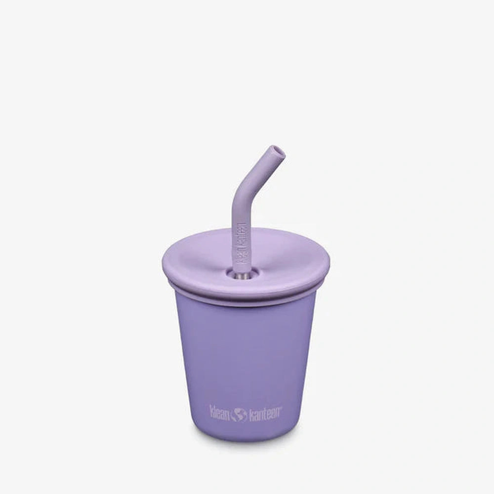 Klean Kanteen Kid Cup - Straw Lid Paisley Purple